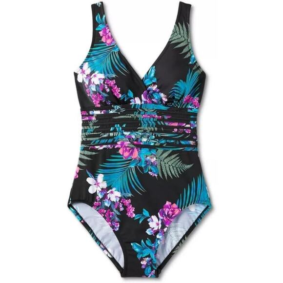 Aqua Green Other - AQUA GREEN NWT One Piece Swimsuit, Floral Medium